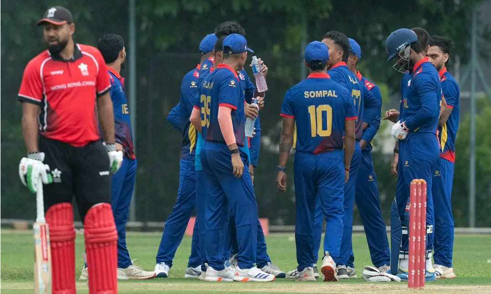 वर्षाको कारण हङकङसँगको खेल रद्द: नेपाल फाइनलमा प्रवेश