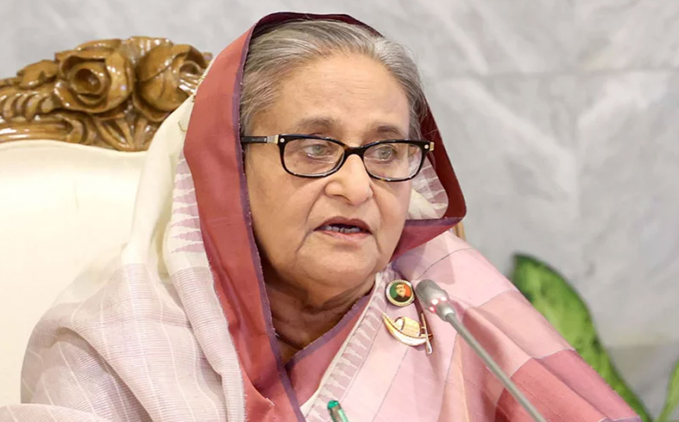 युनुस सरकार वैध छैन :  शेख हसिना