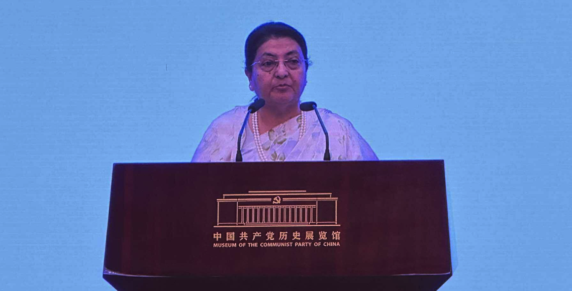 एसियालाई अब शान्तिको प्रवक्ता बनाउनुपर्छ : पूर्वराष्ट्रपति भण्डारी