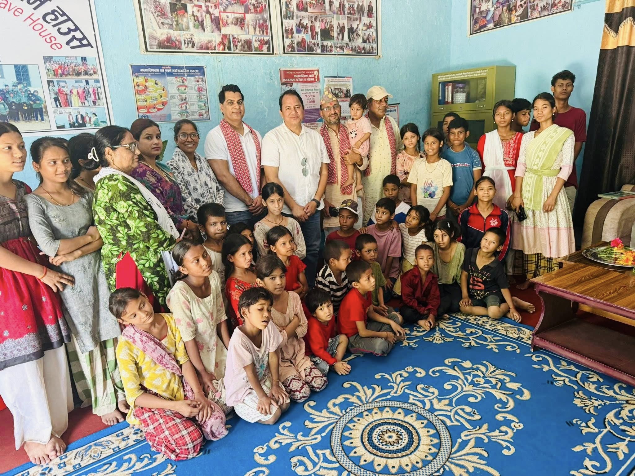 काँग्रेस नेता बिष्टद्धारा जन्मदिनमा अनाथ बालिका तथा महिलाहरुलाई सहयोग