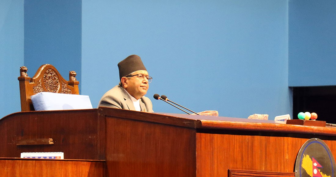 प्रतिनिधिसभामा नीति कार्यक्रममाथि छ दिन छलफल हुने