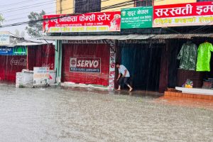 अविरल वर्षापछि धनगढीका अधिकांश क्षेत्र जलमग्न