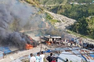 पालिकामा दमकल नहुदा बाजुराको बाम्का बजार आगालागीबाट करोडौको क्षति