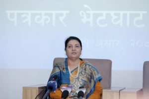 मलाई कुनै पदको लालसा, महत्वकांक्षा र आशक्ति छैन : विद्या भण्डारी