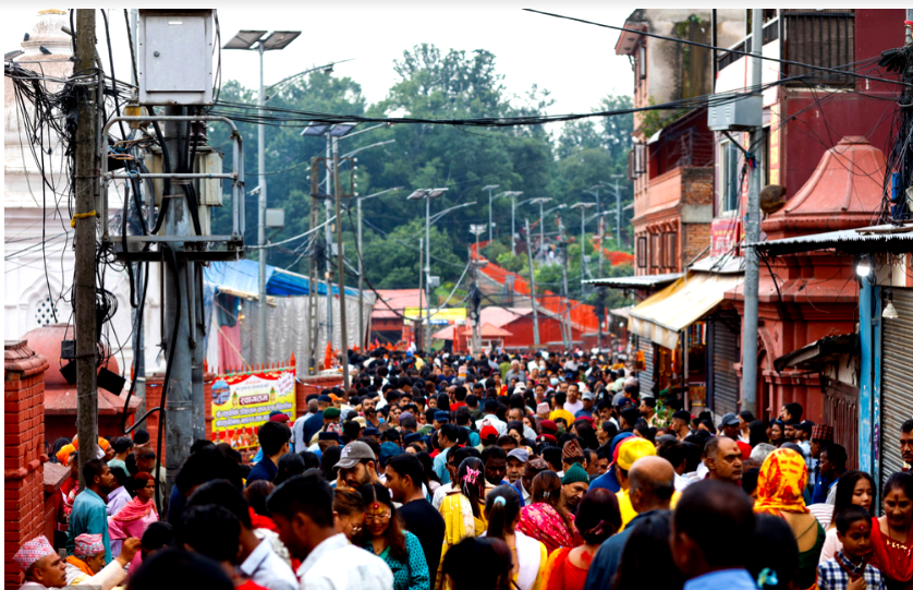 पशुपतिमा भक्तजनको भीड