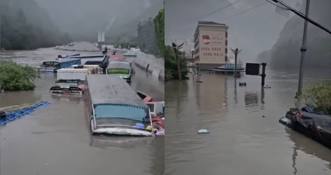 भोटेकोसीमा आएको बाढीले बगाउँदा सुख्खा बन्दरगाहमा रहेका ११ जना बेपत्ता