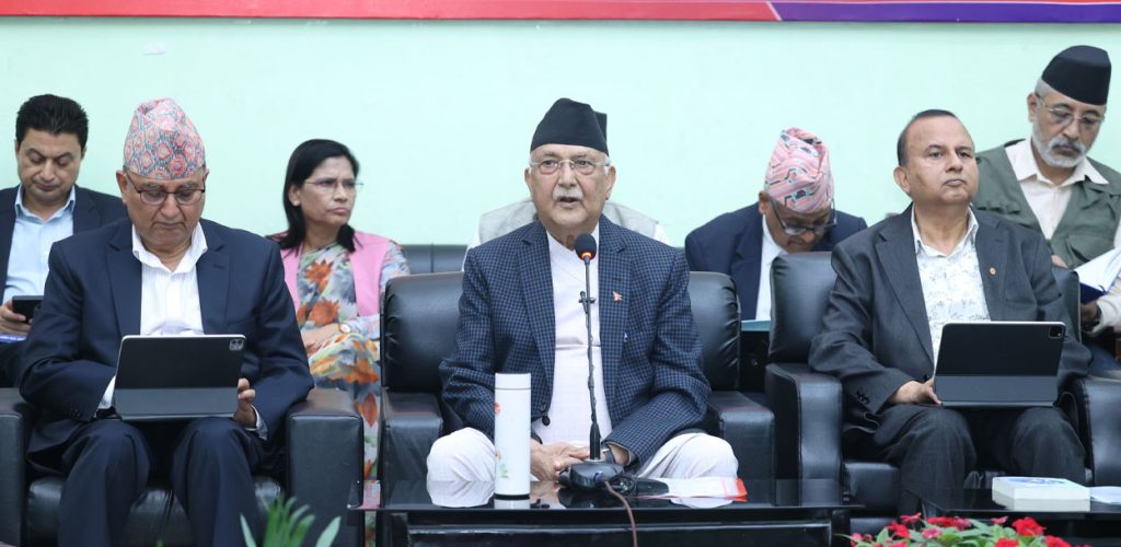 भण्डारीको प्रवक्ता नबन्न नेताहरूलाई ओलीको चेतावनी