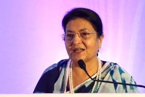 ‘समृद्धि मुठ्ठीभर मानिसको लागि हुनु हुँदैन’: पूर्वराष्ट्रपति भण्डारी