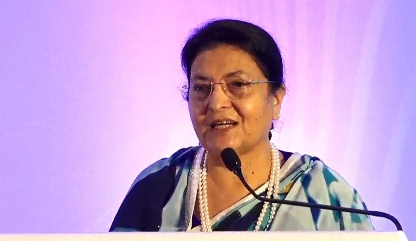 ‘समृद्धि मुठ्ठीभर मानिसको लागि हुनु हुँदैन’: पूर्वराष्ट्रपति भण्डारी