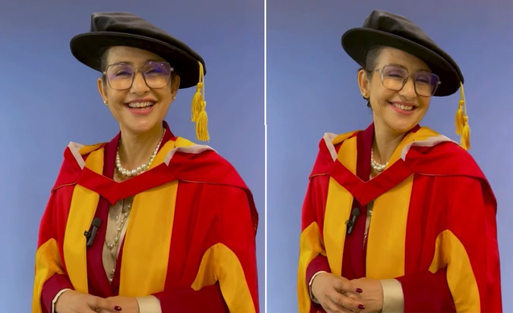 मनीषा कोइरालालाई बेलायतको ब्राडफोर्ड विश्वविद्यालयले दियो मानार्थ विद्यावारिधि