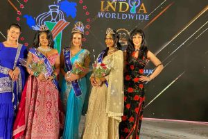 एनआरएनए युगान्डाकी अध्यक्ष अर्यालले जितिन मिसेज इन्डिया वर्ल्ड वाइड २०२५ को ताज