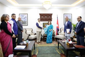 सिंहदरबारमा परराष्ट्र मन्त्री राणा र भारतीय विदेश सचिव मिस्रीबीच भेटवार्ता