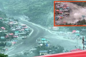 उत्तरकाशीमा धराली गाउँमा अचानक आएको बाढीमा परी चार जनाको मृत्यु, ५० जना बेपत्ता