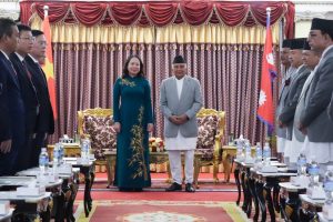 भियतनामकी उपराष्ट्रपति र राष्ट्रपति पौडेलबिच भेटवार्ता