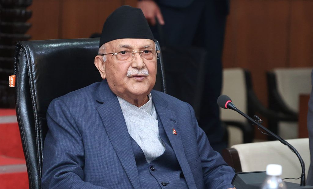प्रधानमन्त्री ओली चीन भ्रमणमा जाँदै