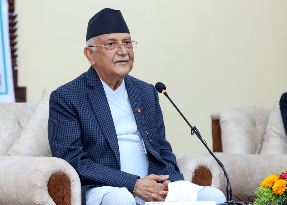 पूर्वराष्ट्रपति भण्डारी पार्टीविरुद्ध यसरी लाग्नुहोला भन्ने कल्पना गरेको थिइनँ : अध्यक्ष ओली