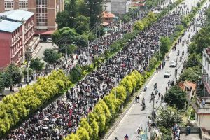 जेन -जीको जुलस बानेश्वर पुग्यो