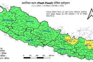 नदी तथा खोलाहरूमा पानीको बहाव बढ्न सक्ने