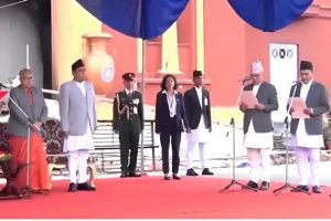 अन्तरिम सरकारका तीन मन्त्रीले लिए सपथ