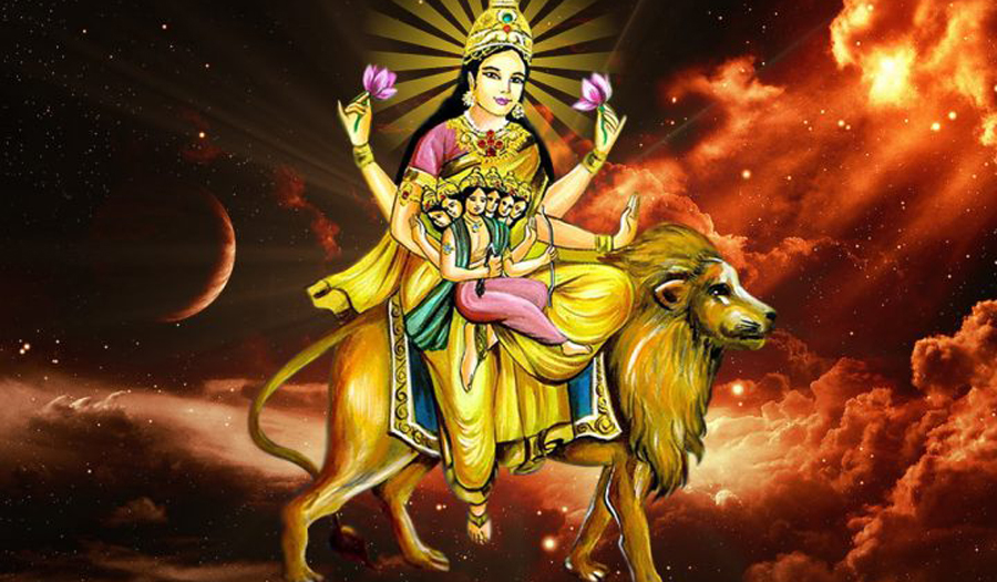नवरात्रको पाँचौ दिन स्कन्दमातालाई पुजिँदै