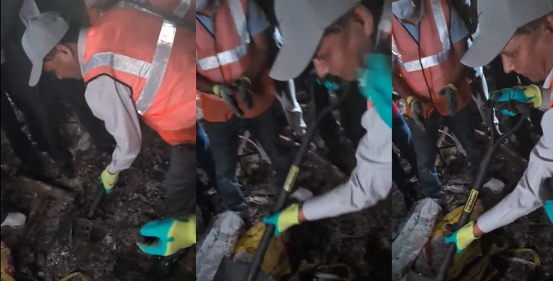 यातायात व्यवस्था विभागमा बेल्चा चलाउँदै मन्त्री कुलमान