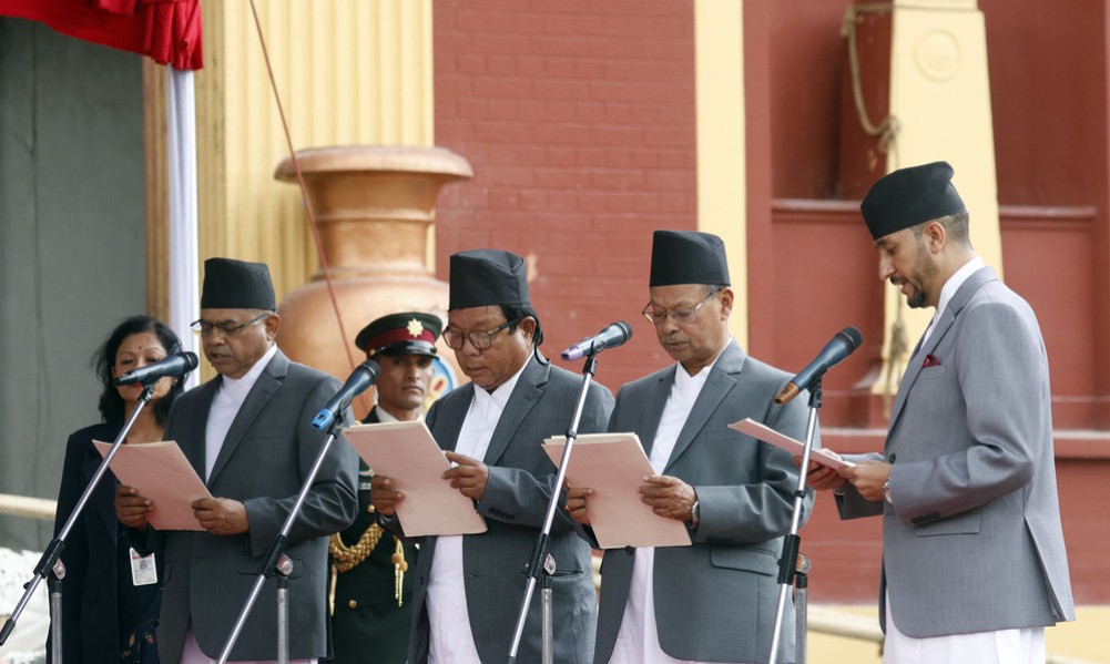 चार मन्त्री थपिए, अझै अपूर्ण मन्त्रिपरिषद्