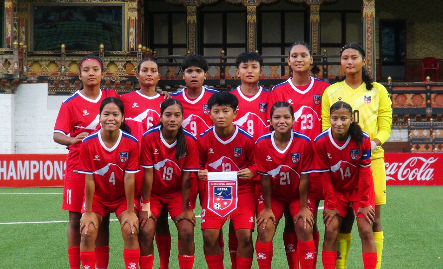 साफ महिला यू- १७ च्याम्पियनसिप खेल्न गएको टोली स्वदेश आइपुग्यो