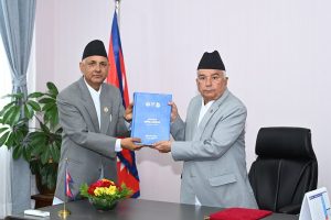 लोकसेवा आयोगको वार्षिक प्रतिवेदन राष्ट्रपतिसमक्ष पेस