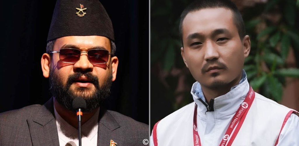 बालेन र सुदनविरुद्ध जाहेरी दर्ता गर्न प्रहरीमा जाँदै अखिल