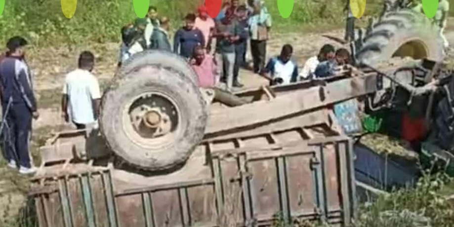कैलालीमा मलामी बोकेको ट्याक्टर दुर्घटना, ३ जनाको मृत्यु