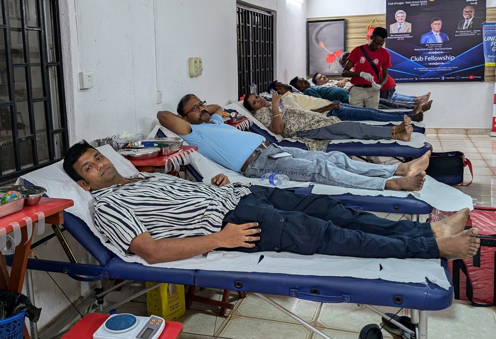 एनआरएनए नाईजेरियाद्धारा आयोजित रक्तदान कार्यक्रममा ४८ जनाले गरे रक्तदान