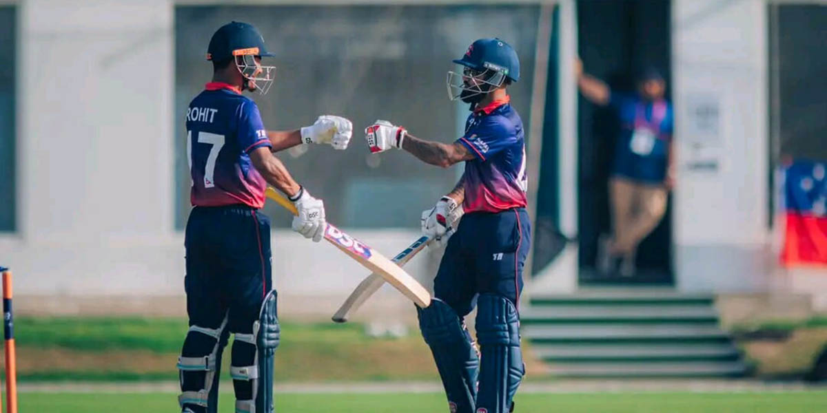 विश्वकप लिग-२: कप्तान रोहितको शतकमा नेपालले दियो २३४ रनको लक्ष्य