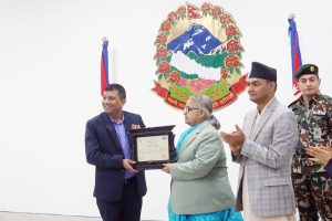 नवजीवन अस्पताललाई सामाजिक सुरक्षा कोषको सम्मान