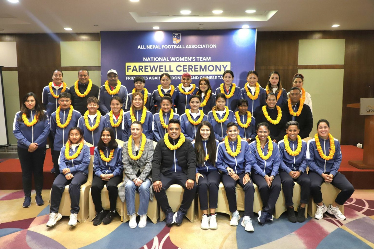 नेपाली महिला राष्ट्रिय फुटबल टोली इन्डोनेसिया प्रस्थान
