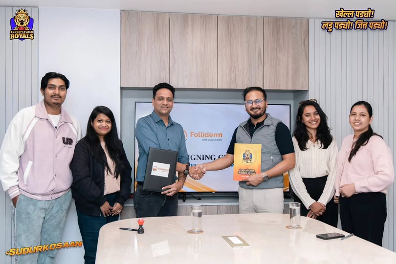 सुदूरपश्चिम रोयल्सको ‘कन्फिडेन्स पार्टनर’ बन्यो फोलिड्रम