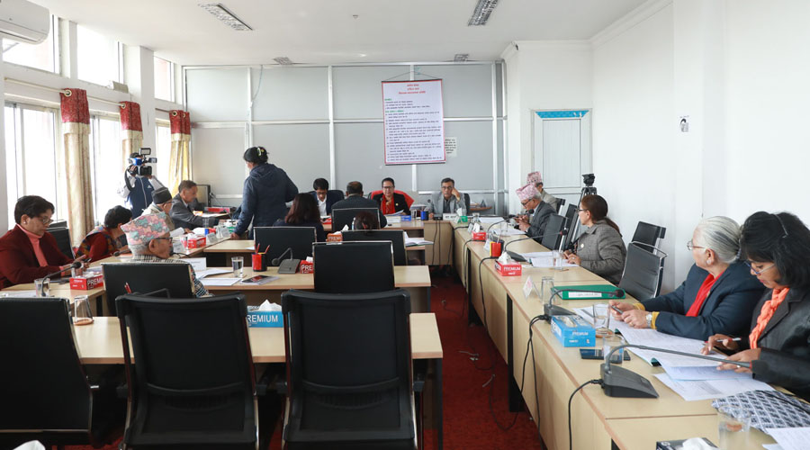 राष्ट्रिय सभामा विचाराधीन विधेयकमाथि छलफल अघि बढ्ने