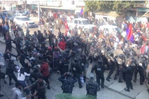 धनगढीमा बस्नेतको विरोध गर्ने जेन-जी माथी युवा संघको हातपात