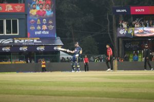 पोखराविरुद्ध मार्टिन गप्टिलको अर्धशतक