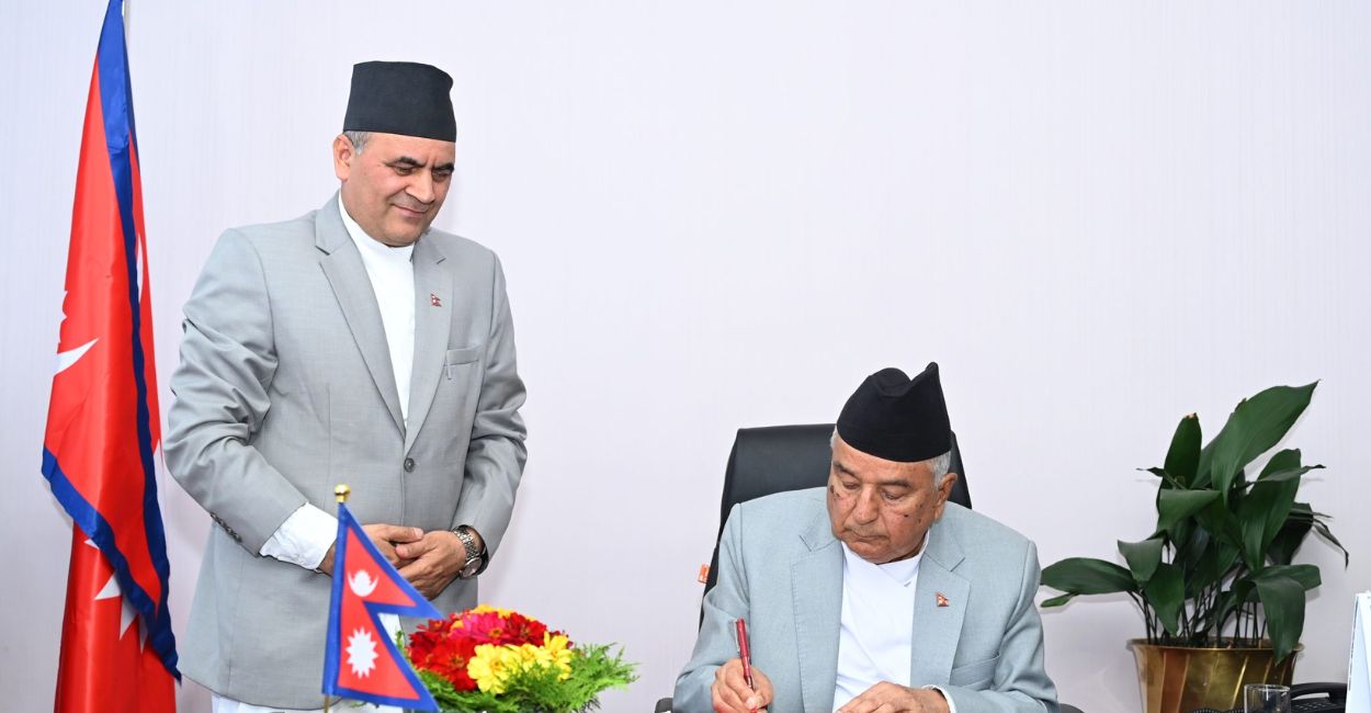 राष्ट्रपति पौडेलद्धारा नेपाल विशेष सेवासम्बन्धी अध्यादेश जारी