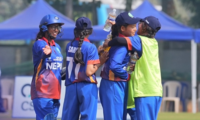 दृष्टिविहीन महिला टी–२० विश्वकपमा नेपालले अमेरिकालाई १० विकेटले हरायाे