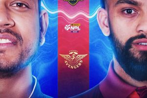 विराटनगरसँगकाे खेलमा टस जितेर बलिङ गर्दै पाेखरा