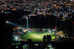 त्रिवि अन्तर्राष्ट्रिय क्रिकेट रंगशालामा फ्लडलाइट जडानको काम अन्तिम चरणमा