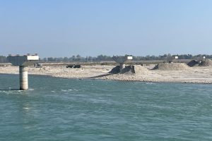 कर्णाली नदीको सनकट्टीघाटमा पुल निर्माण ६६ प्रतिशत पूरा, वर्षायामअघि नै सम्पन्न गर्ने लक्ष्य