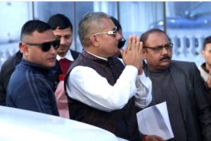 सिंहदरबारमा प्रधानमन्त्री कार्की र गृहमन्त्री अर्यालसँग दुर्गा प्रसाईंको वार्ता