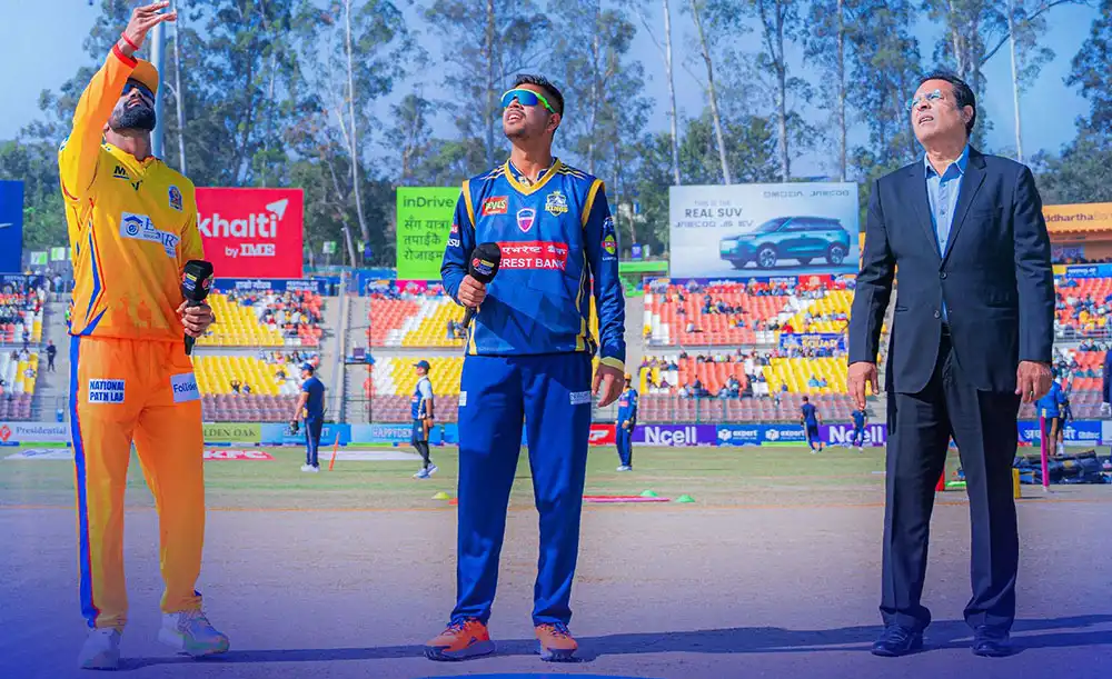 विराटनगरले टस जित्यो, सुदूरपश्चिम रोयल्सले पहिला ब्याटिंग गर्ने