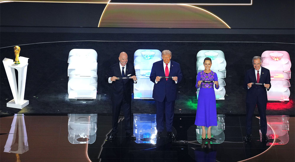 २०२६ को फिफा विश्वकप फुटबलको ड्र सार्वजनिक