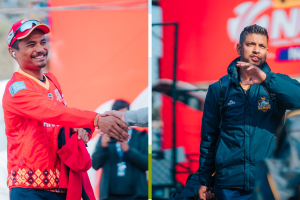 विराटनगरविरुद्ध लुम्बिनीले पहिले बलिङ गर्दै