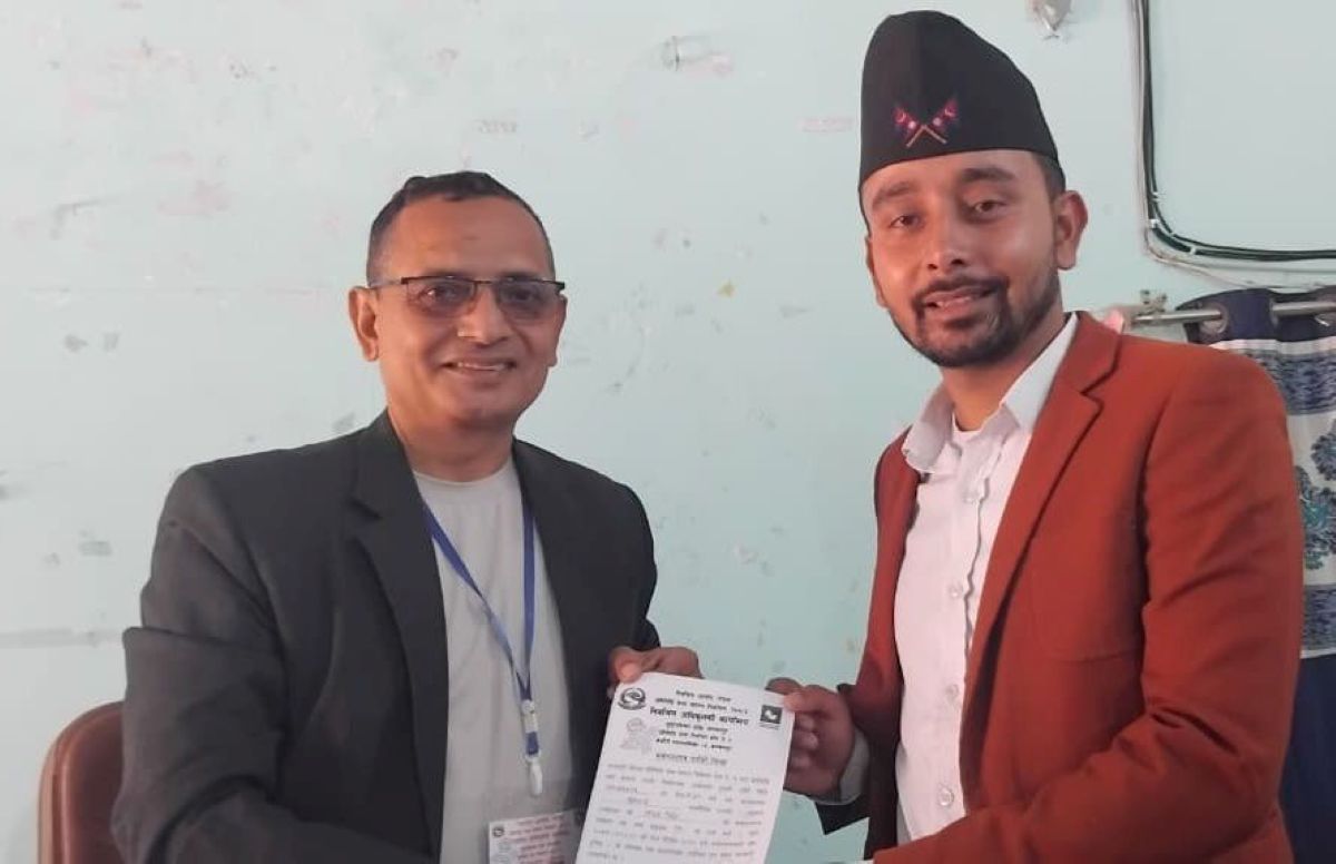 कञ्चनपुर-१ बाट जेनजी अभियानी यादव सिंहले दिए स्वतन्त्र उम्मेदवारी
