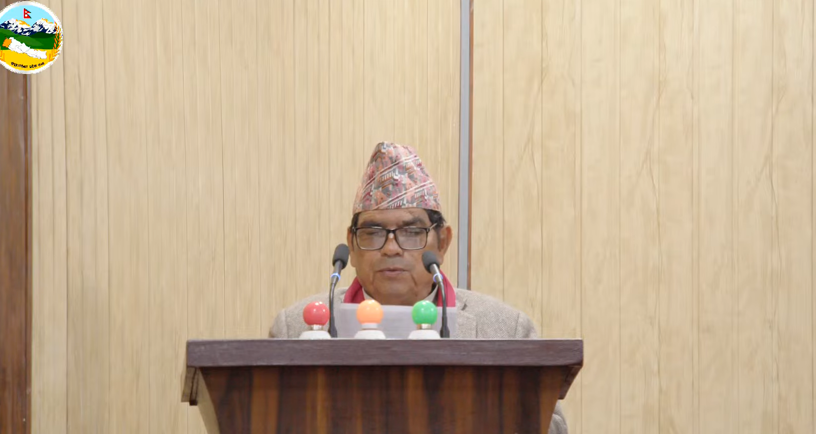 स्थानीय सेवा पहिलो संशोधन विधेयक सुदूरपश्चिम प्रदेश सभामा टेबल