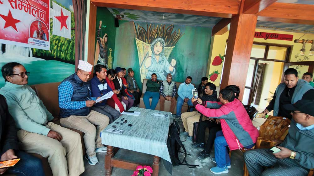 नेकपा उम्मेदवार नन्दबहादुर साउद को चुनावी प्रतिबद्धतापत्र सार्वजनिक